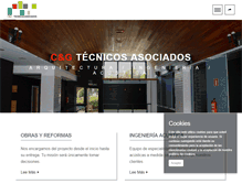 Tablet Screenshot of cygtecnicos.com